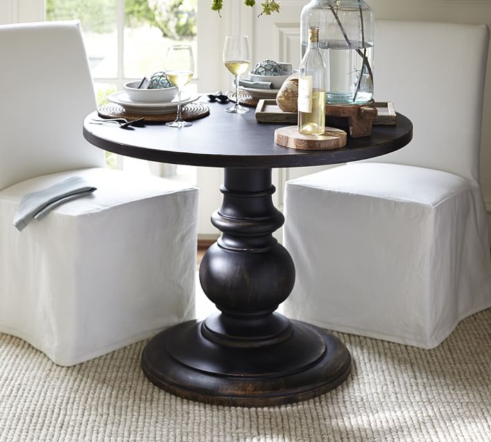 Dawson Pedestal End Table Pottery Barn