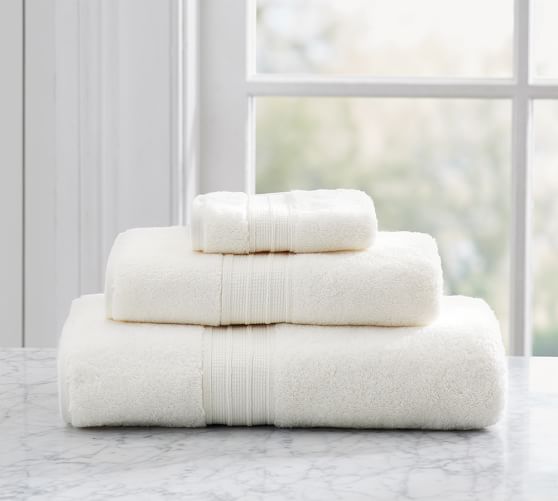 Hydrocotton QuickDrying Bath Towel Ivory Pottery Barn