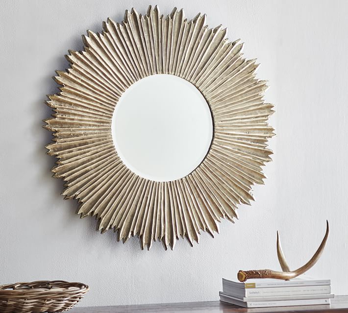 Soleil Wall Mirror Pottery Barn