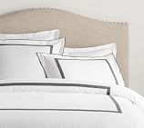 Morgan Organic Duvet Cover, Full/Queen, Flagstone