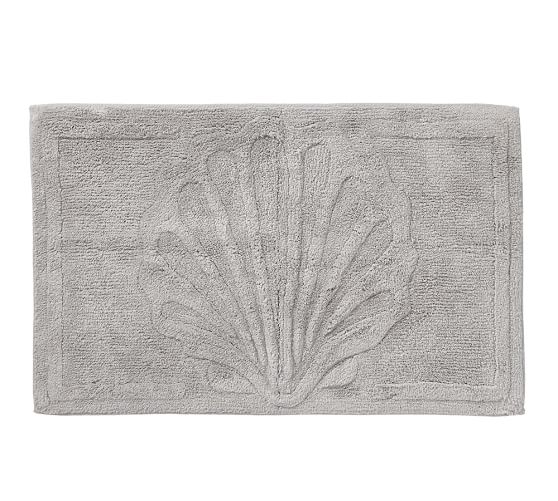 Shell Sculpted Bath Rug Pottery Barn