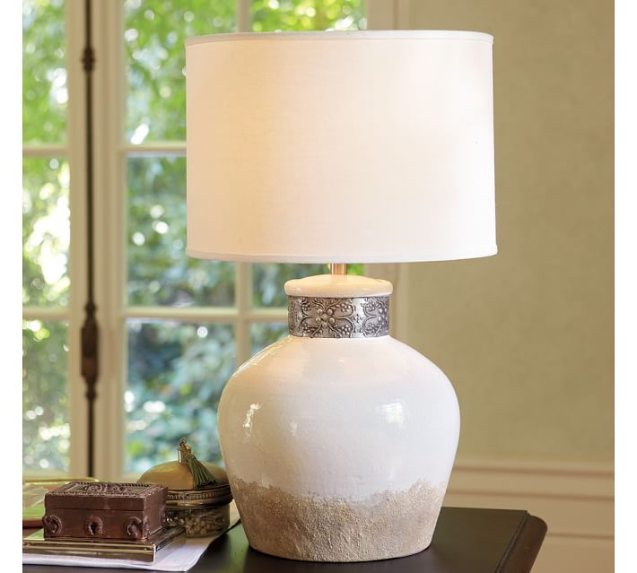 Siena Ceramic Table Lamp Base | Pottery Barn Siena Ceramic Table Lamp Base | Pottery Barn