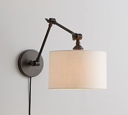 Wall Sconces Lamps Pottery Barn Bronze Finish Nickel