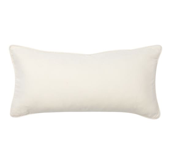 Solid Velvet Lumbar Pillow Cover Pottery Barn