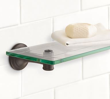 Mercer Glass Shelf | Pottery Barn