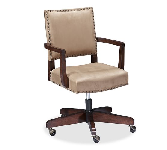 Manchester Swivel Desk Chair Pottery Barn Manchester Swivel Desk Chair