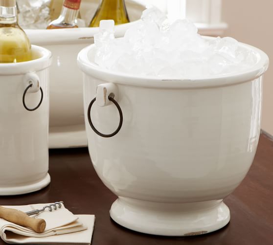 Rhodes Party Bucket & Wine Cooler Pottery Barn