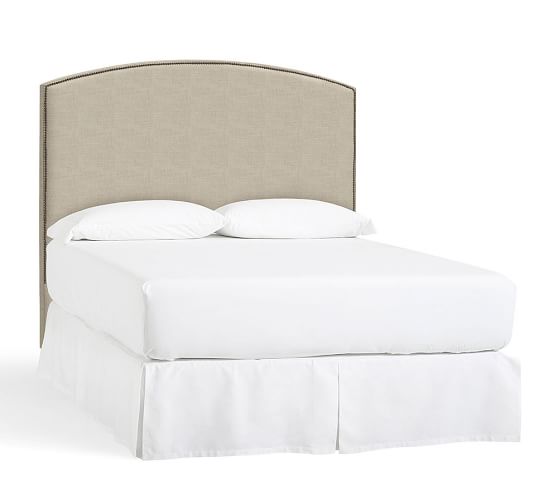 Fillmore Curved Upholstered Headboard Pottery Barn