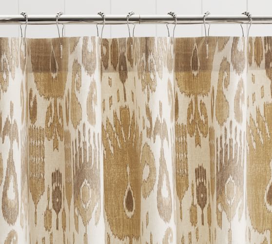 Vivian Ikat Shower Curtain Pottery Barn