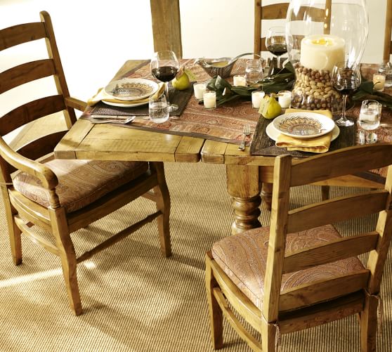 Sumner Extending Table & Wynn Chair 7Piece Dining Set Pottery Barn