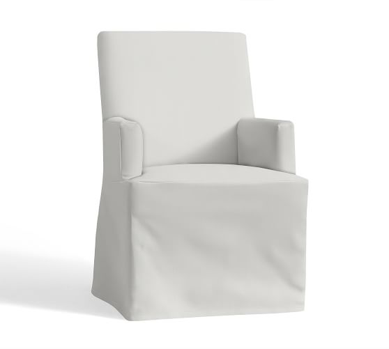 Pb Comfort Square Dining Arm Chair Slipcover Performance Everydaylinen By Crypton Home Ivory Pb Comfort Square Dining Arm Chair Slipcover Performance Everydaylinen By Crypton Home Ivory
