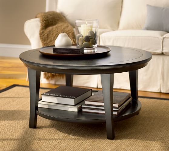 Metropolitan Round Coffee Table Pottery Barn
