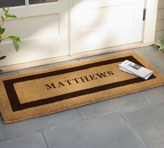 Personalized Doormat Pottery Barn