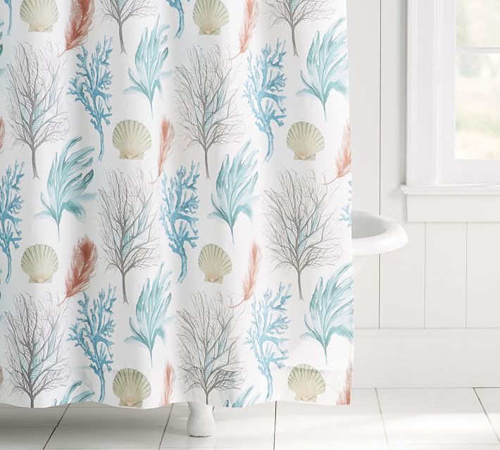 Del Mar Shower Curtain Pottery Barn
