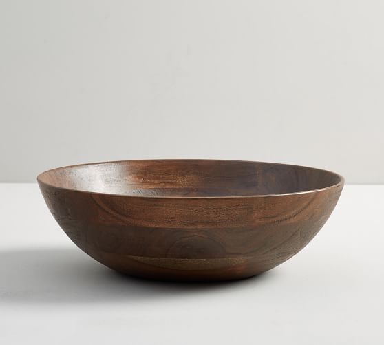 Chateau Wood Salad Bowls Pottery Barn