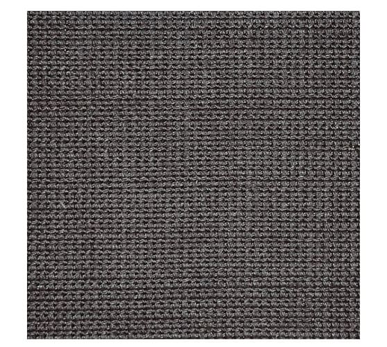 Fibreworks® Custom Mini Basketweave Sisal Rug Charcoal Pottery Barn