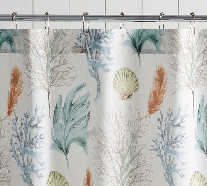Del Mar Shower Curtain Pottery Barn