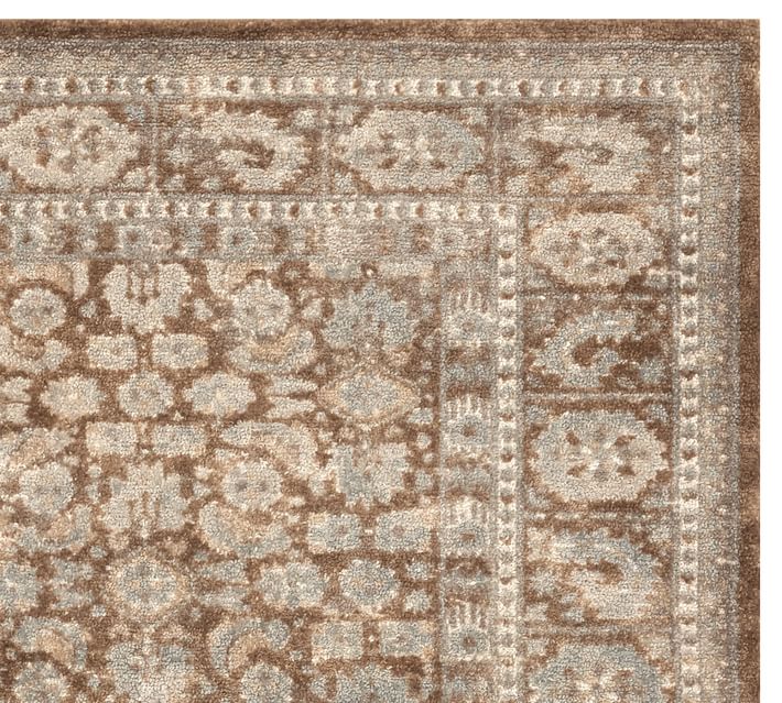 Fairuza Printed Persian Rug - Neutral Multi