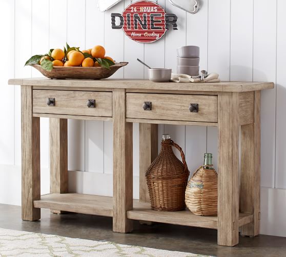 Benchwright Console Table, Seadrift Pottery Barn