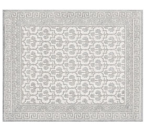 Braylin Custom Tufted Rug Gray Pottery Barn