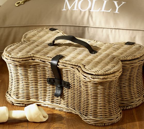 puppy toy basket