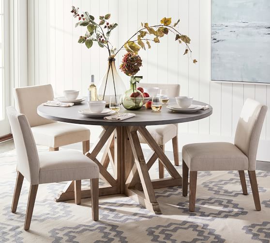 Dining Room Tables Pottery Barn Brooks Round Dining Table