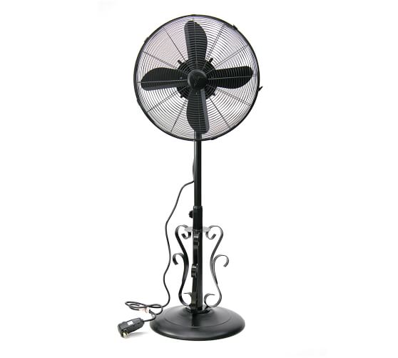 Ebony Outdoor Fan Pottery Barn