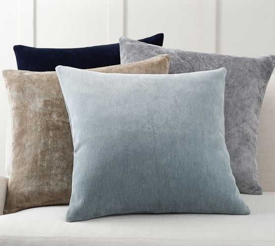 Lucia Chenille Pillow Cover Pottery Barn