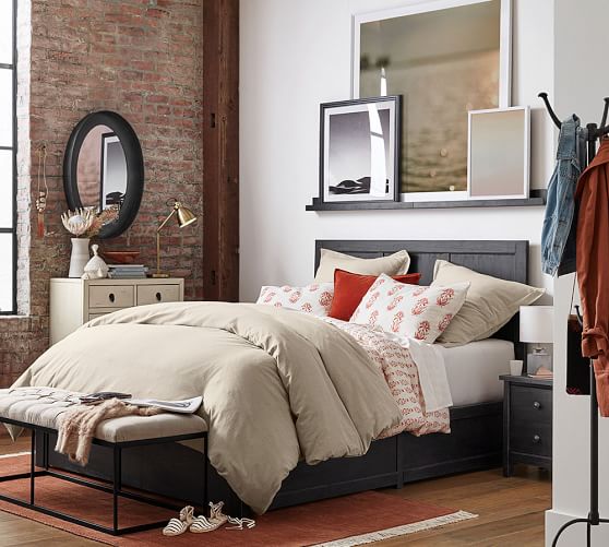 Storage Platform Bed Frame Pottery Barn