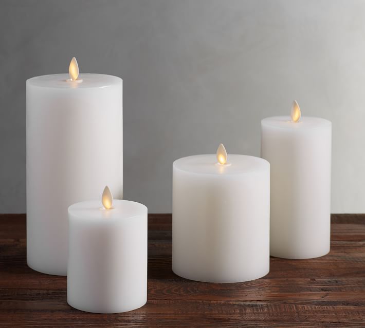 Premium Flicker Flameless Wax Candles Pottery Barn