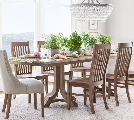 Dining Room Tables Pottery Barn Linden Dining Table