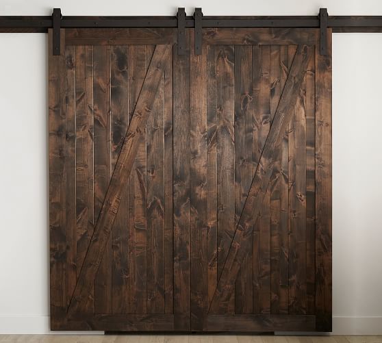 Artisan Hardware Z Barn Door Pottery Barn