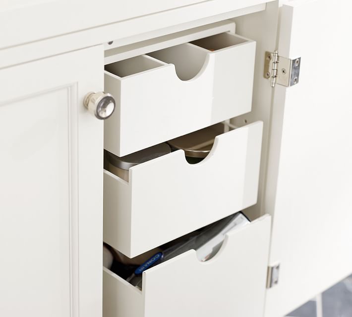 Sink Vanity Storage Drawers Pottery Barn