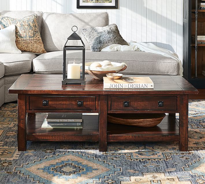 Benchwright Rectangular Coffee Table Pottery Barn