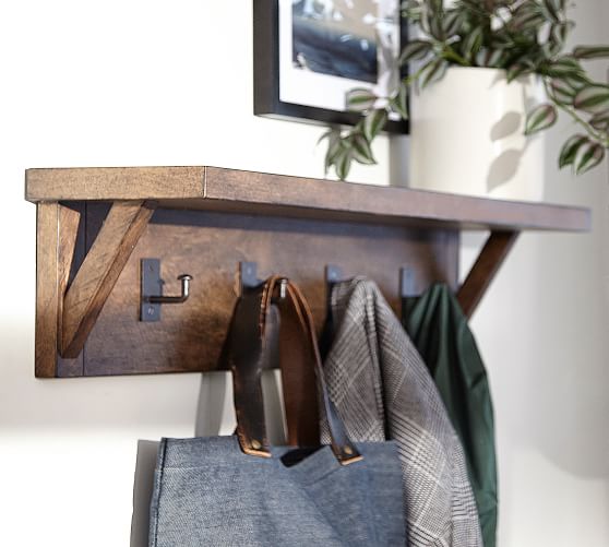 Mateo Entryway Bench & Wall Shelf Pottery Barn