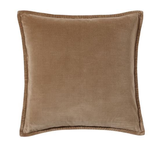 Washed Velvet Pillow Covers Pottery Barn