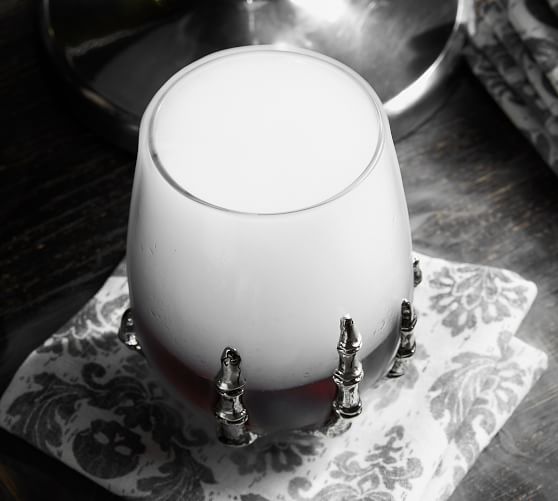 Skeleton Wine Glasses Pottery Barn