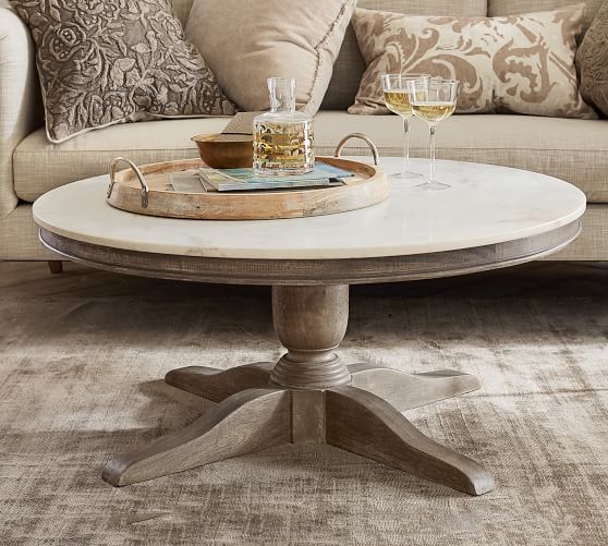 round living room table large alexandra marble round coffee table glass wood and metal tables pottery barn round living room table large alexandra marble round coffee table glass wood and metal tables pottery barn