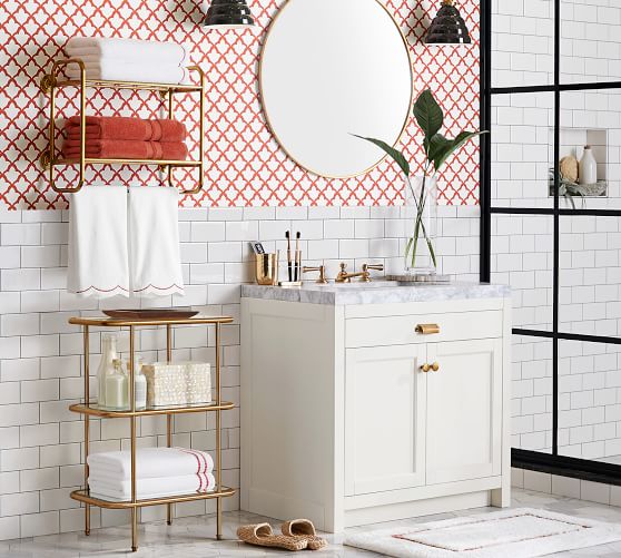 Grand Embroidered Organic Towels Pottery Barn