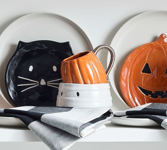 Pumpkin Figural Mug | Pottery Barn