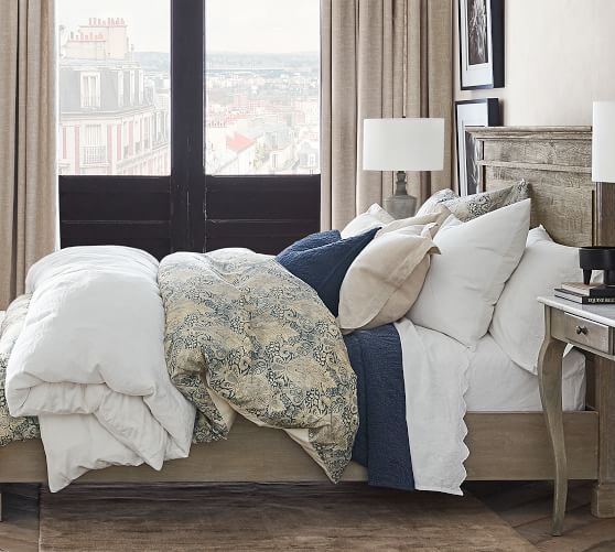 Belgian Flax Linen Duvet Cover & Sham White Pottery Barn