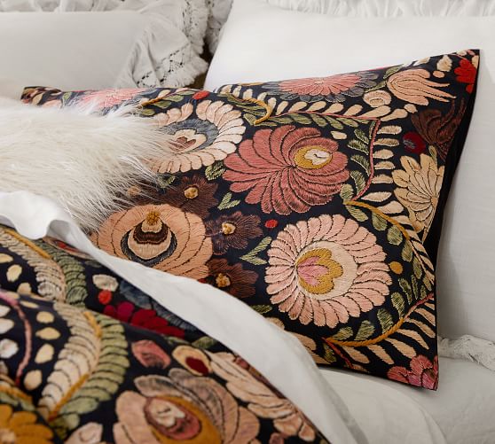 Helena Printed Duvet Cover & Sham Pottery Barn