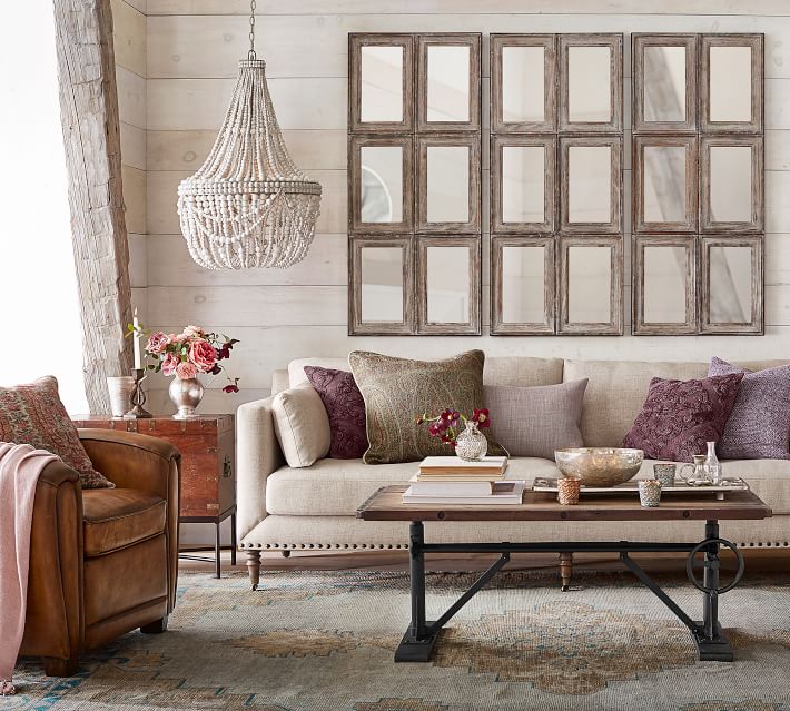 Francesca Beaded Chandelier Pottery Barn