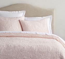 Quilts Coverlets Pottery Barn Monique Lhuillier Blossom Embroidered Quilt Sham
