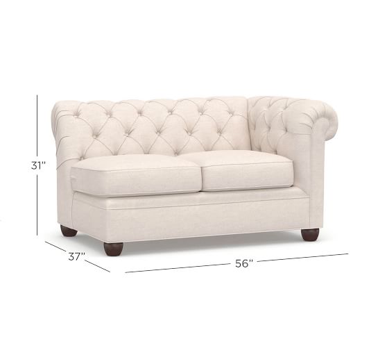 Build Your Own Chesterfield Upholstered Sectional Components