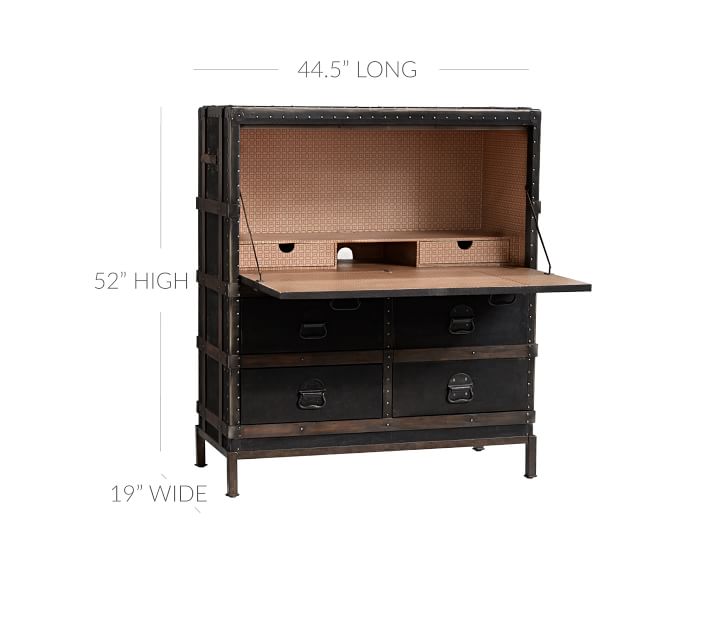 Ludlow Trunk Secretary Desk Pottery Barn