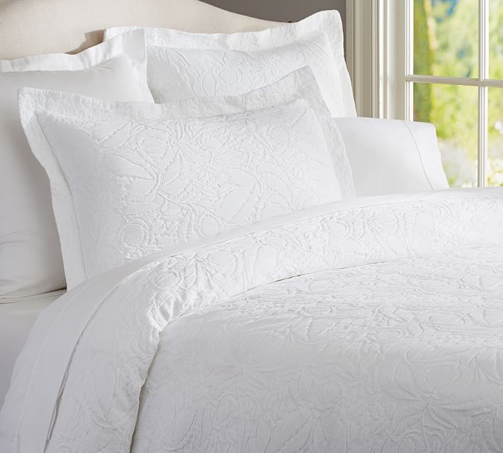 Valerie Fl Matelasse Duvet Cover Sham Pottery Barn