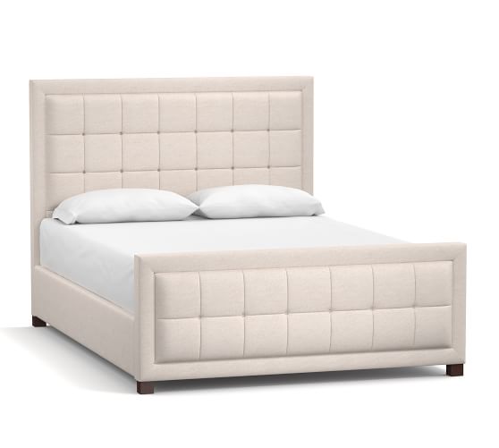 Sidney Upholstered Bed Pottery Barn