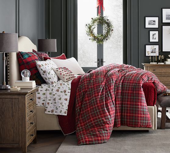 Lynbrook Plaid Duvet Cover & Sham Pottery Barn