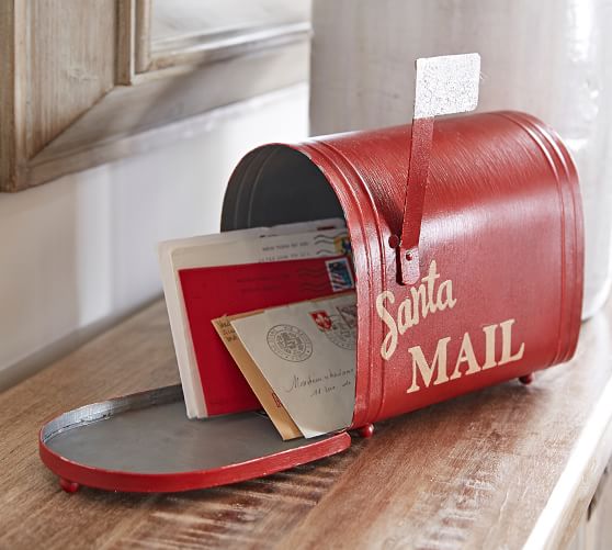 Santa Mailbox Pottery Barn